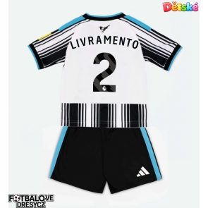 Newcastle United Tino Livramento #2 Dětské Domácí dres komplet 2026-27 Krátký Rukáv (+ trenýrky)
